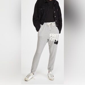 FEEECITY SUPERFLUFF pocketlux heather sweatpants joggers size large heather pant